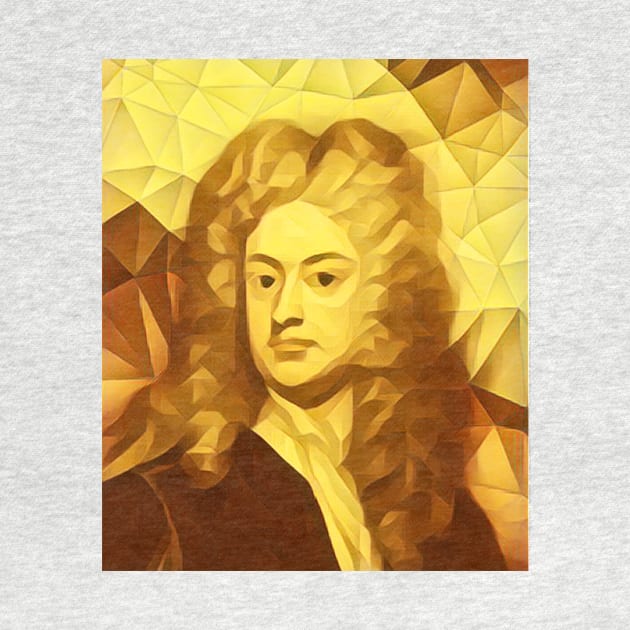 Joseph Addison Golden Portrait | Joseph Addison Artwork 9 by JustLit